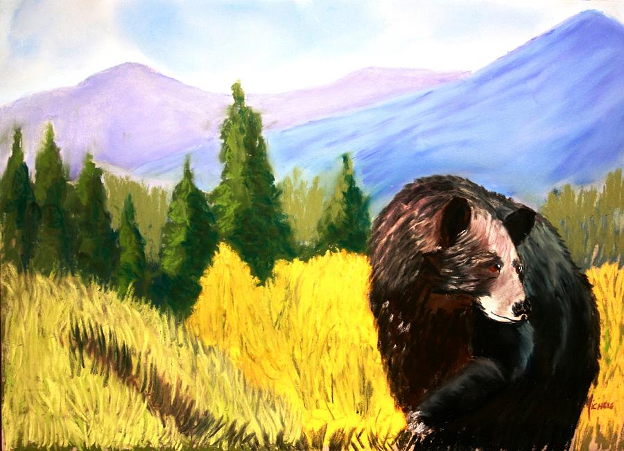 Bear Country Pastel by Michele Turney