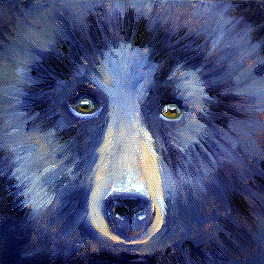 Bear Face by Nancy Merkle