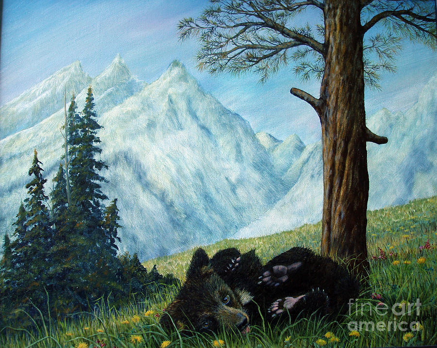 Bear Heaven Painting by Joey Nash