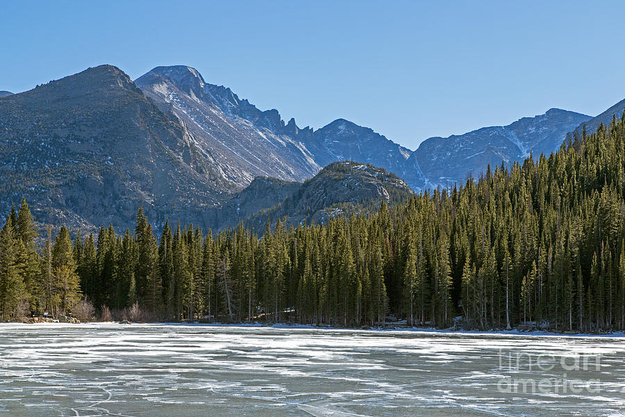 Bear Lake in inter in Rocky Mountain National Park Photograph by Fred Stearns