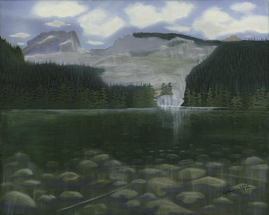 Bear Lake Painting by Lana Tyler