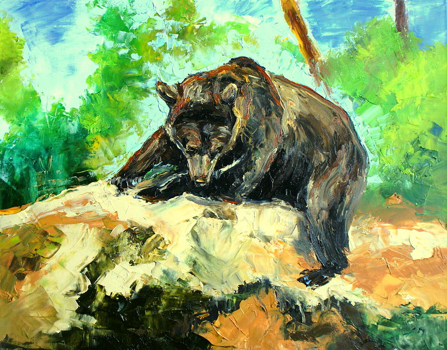 Bear Painting by Luke Karcz
