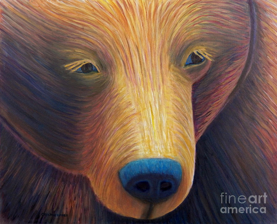 Bear Medicine Painting by Brian Commerford