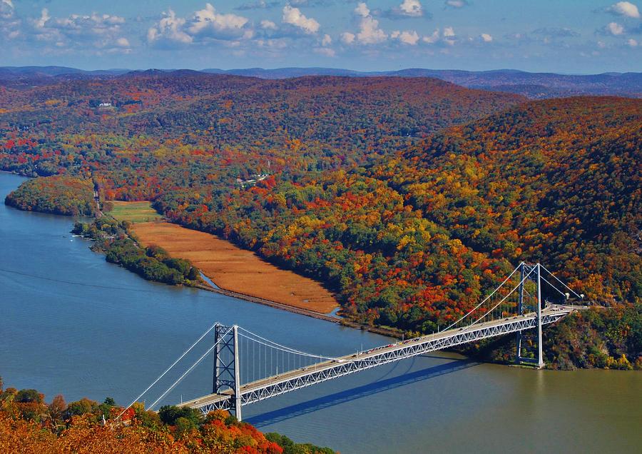 Bear Mountain Bridge and the Hudson Valley Photograph by Thomas  McGuire