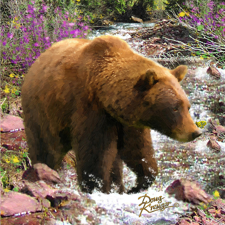 Bear Necessities II Painting by Doug Kreuger