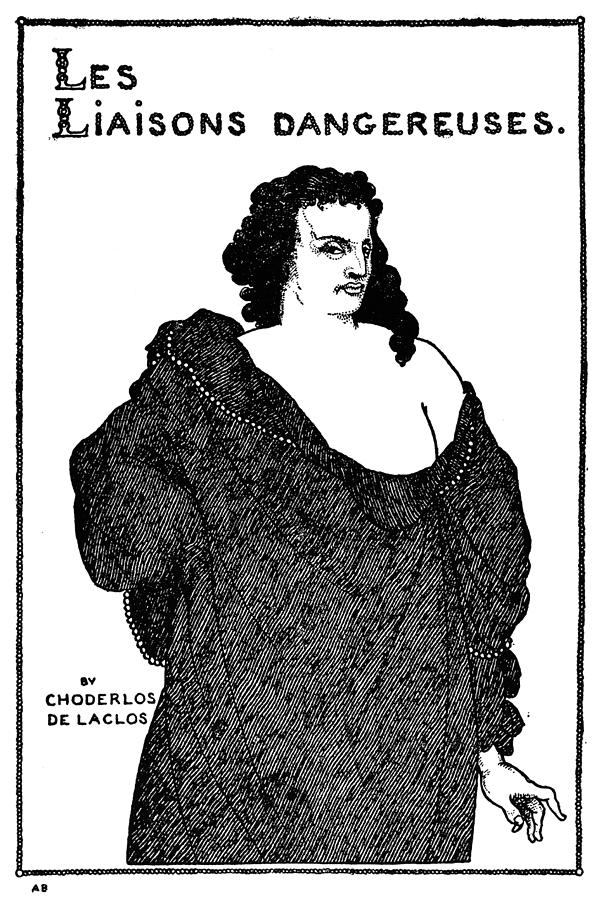 Beardsley Count Valmont Drawing by Granger