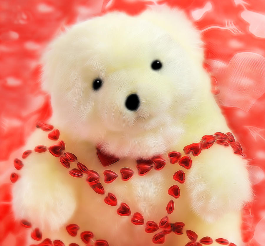 Valentines Day Photograph - Bearly Love by Shelley Neff