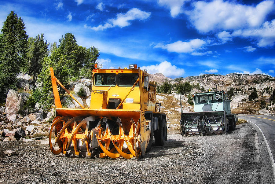 Beartooth Highway Snow Plows Photograph by Clare VanderVeen