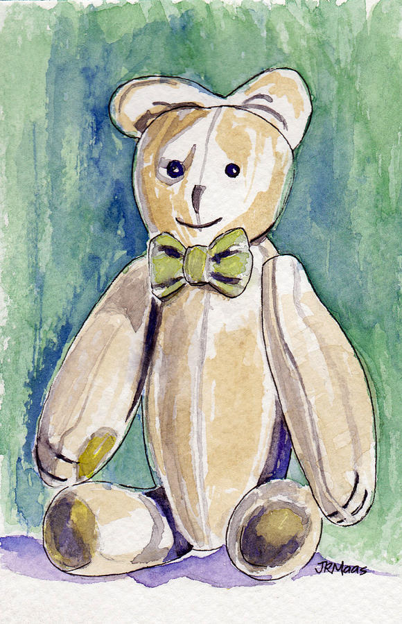 Beary Well Thank You Painting by Julie Maas