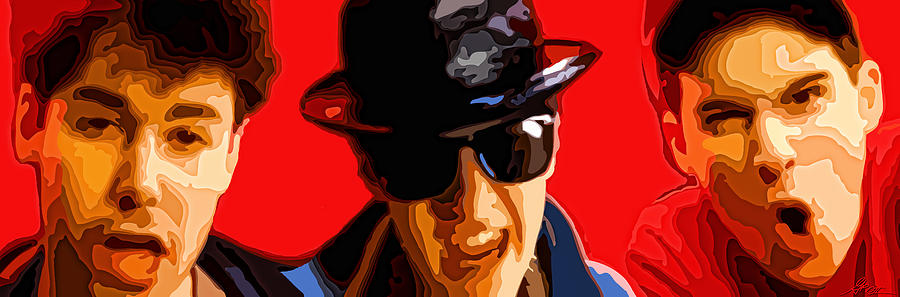 Beastie Boys Digital Art by Gordon Dean II