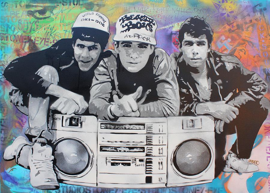 Music Painting - Beastie Boys by Josh Cardinali