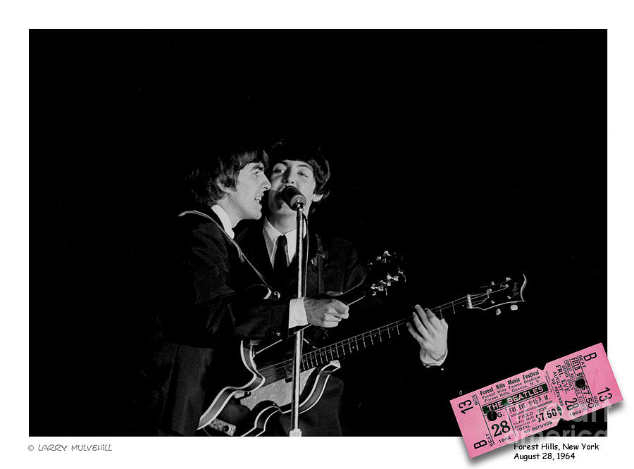 The Beatles Photograph - Beatles - 2T by Larry Mulvehill