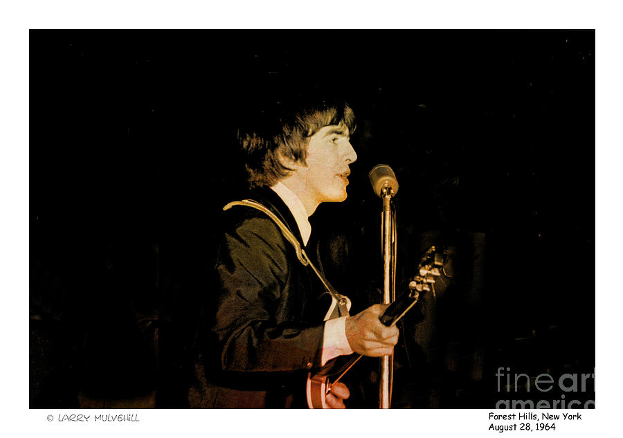 Beatles George Color Photograph by Larry Mulvehill