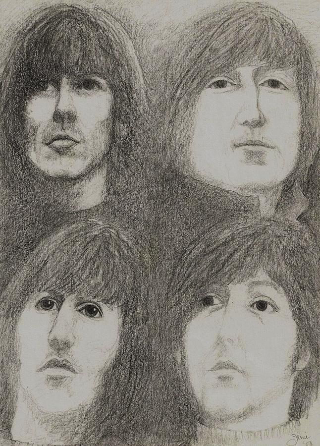 Beatles Drawing by Jami Cirotti | Fine Art America