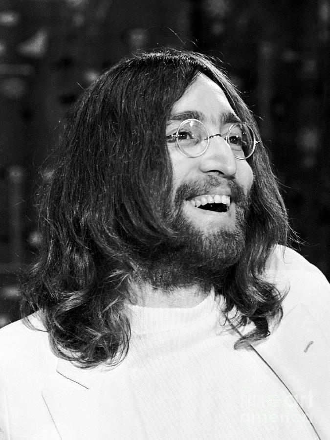 The Beatles Photograph - Beatles John Lennon 1969 by Chris Walter