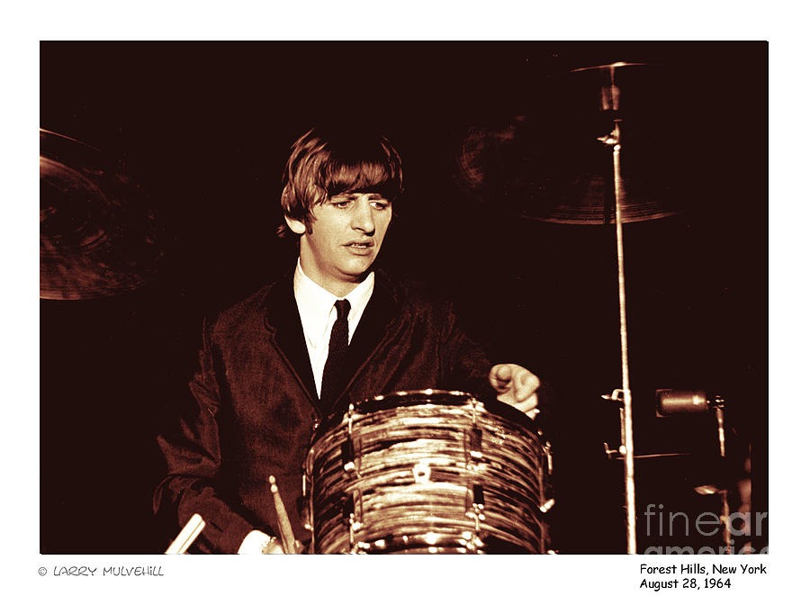 Beatles Ringo Color Photograph by Larry Mulvehill