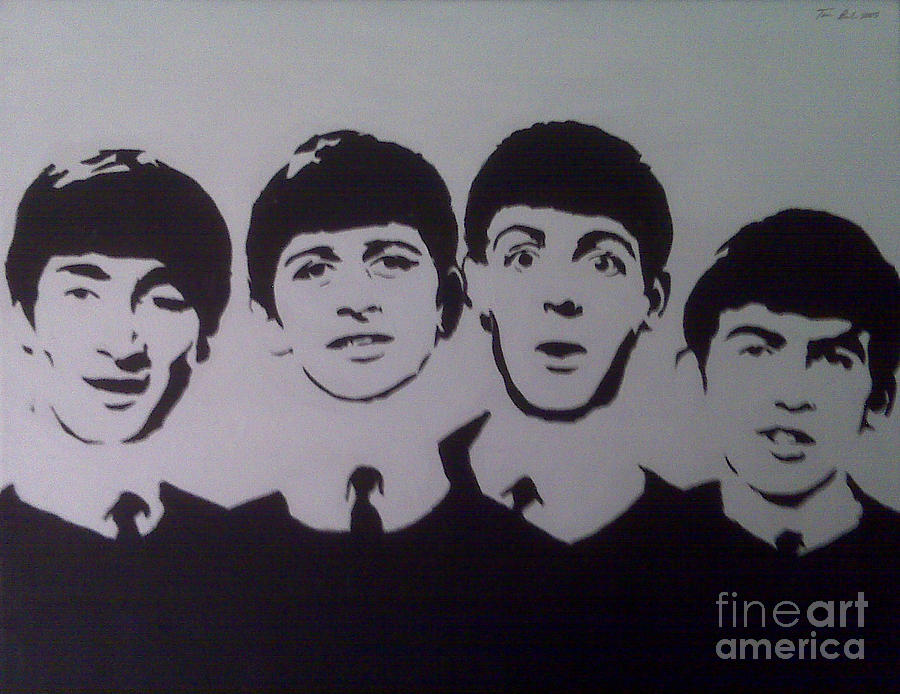 Beatles Painting by Tamir Barkan