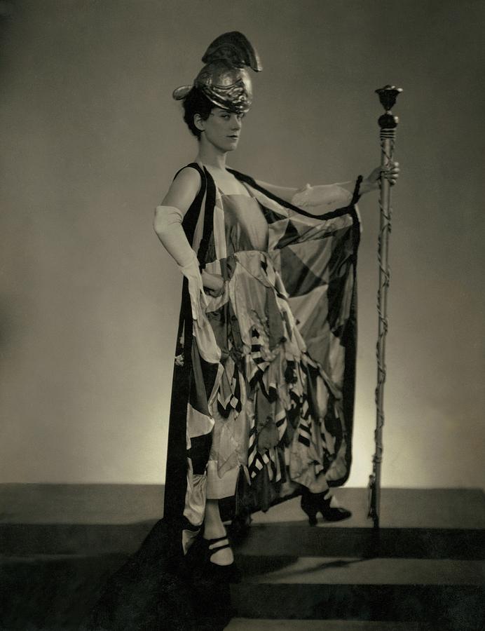 Beatrice Lillie As Britannia Photograph by Edward Steichen