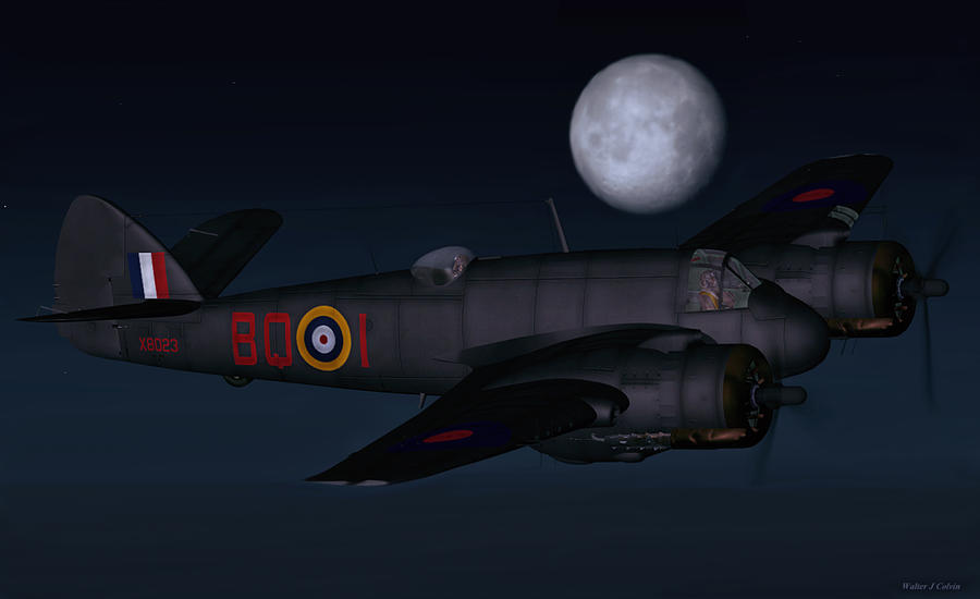 Beaufighter Night fighter Digital Art by Walter Colvin