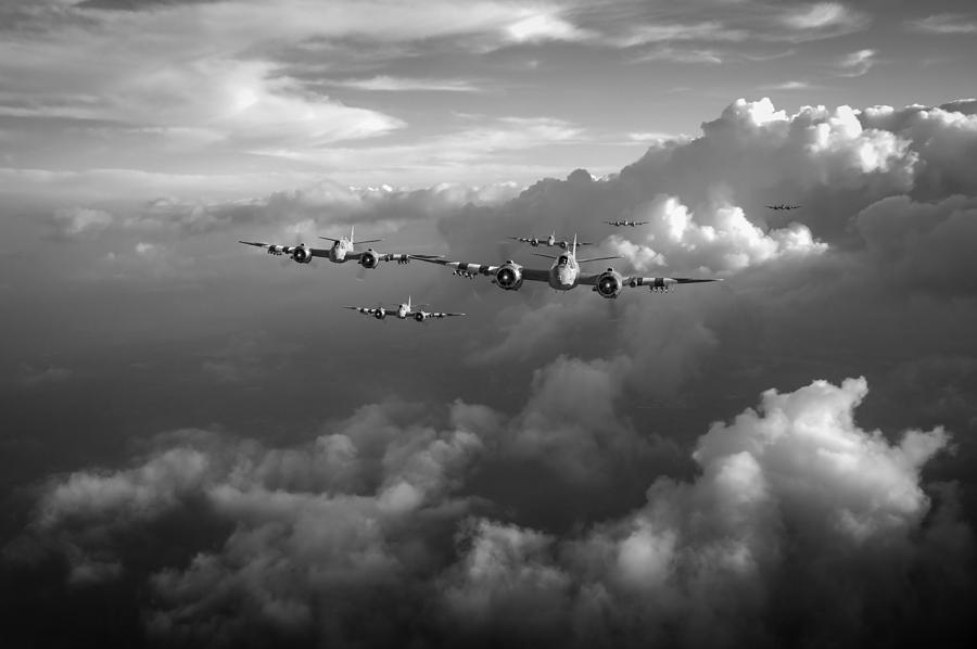 Beaufighters strike package black and white version Photograph by Gary Eason