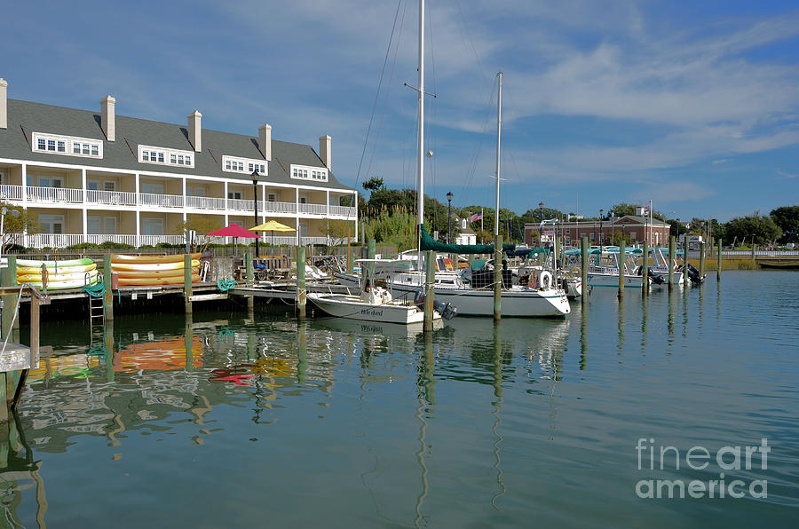 Beaufort Waterfront Photograph by Bob Sample