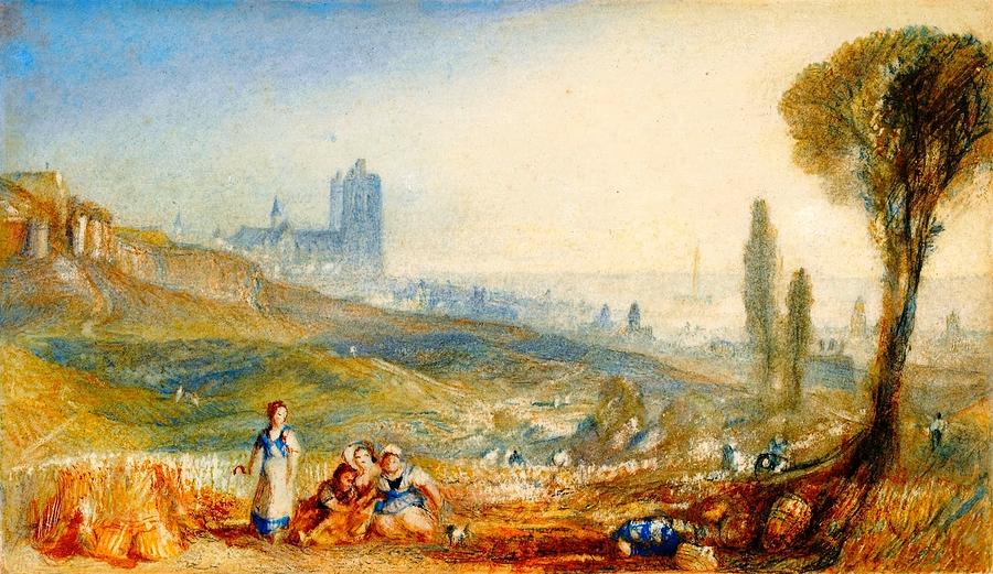 Joseph Mallord William Turner Painting - Beaugency from the South by Celestial Images