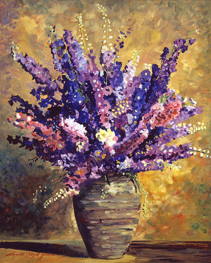 Beaujolais Bouquet Painting By David Lloyd Glover - Fine Art America