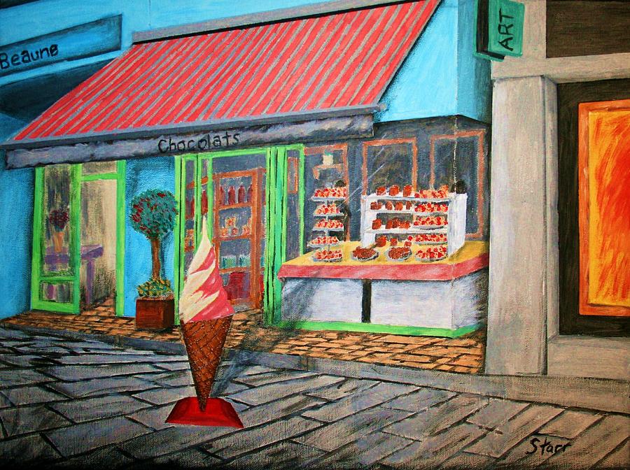 Candy Painting - Beaune Chocolats by Irving Starr