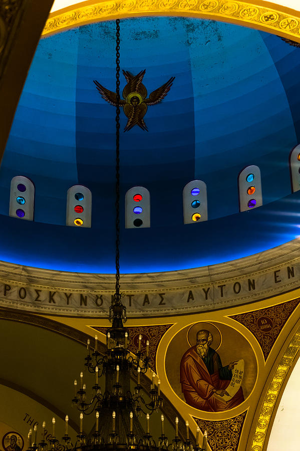 Beautiful Above at St Sophia Photograph by Ed Gleichman