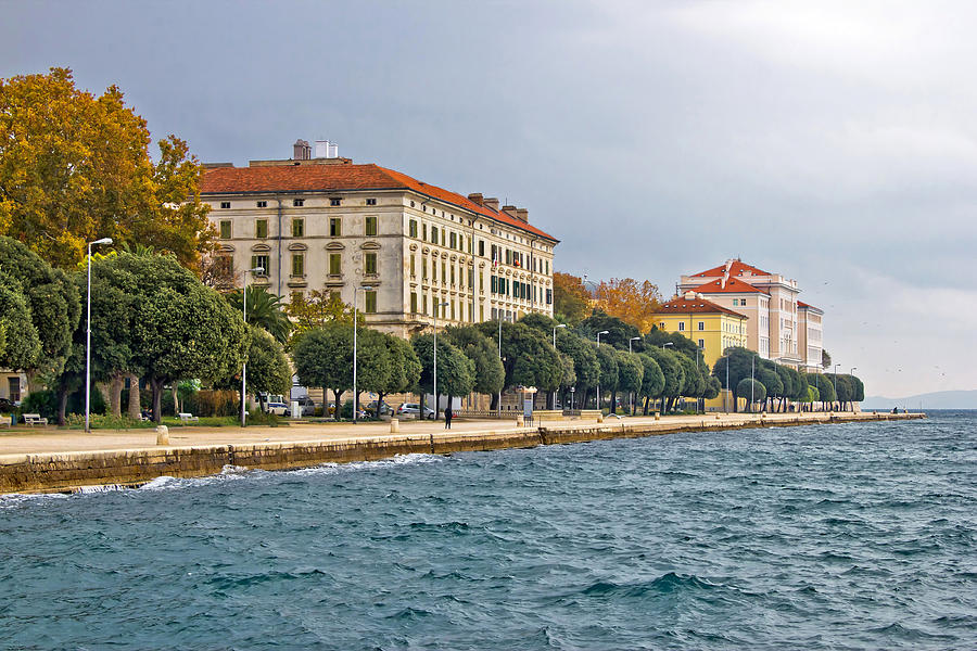 Beautiful Adriatic Town of Zadar waterfront Photograph by Brch Photography