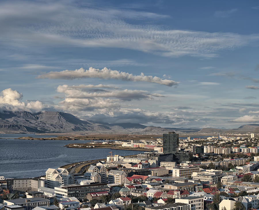 Reykjavik Iceland skyline Photograph by Marianne Campolongo
