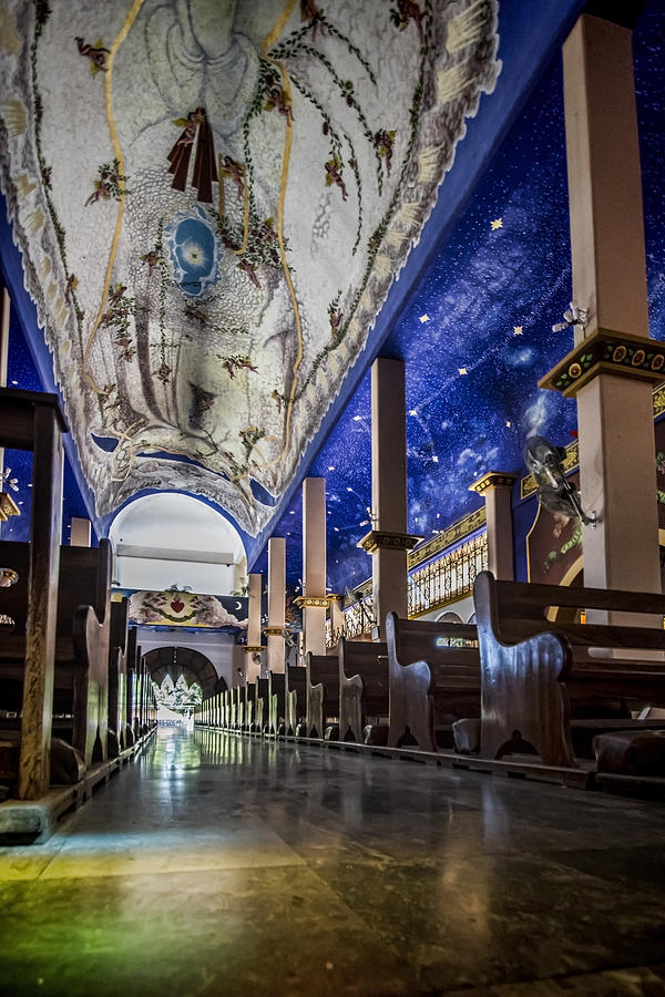 Beautiful Art inside a Mexican Church Photograph by Sven Brogren