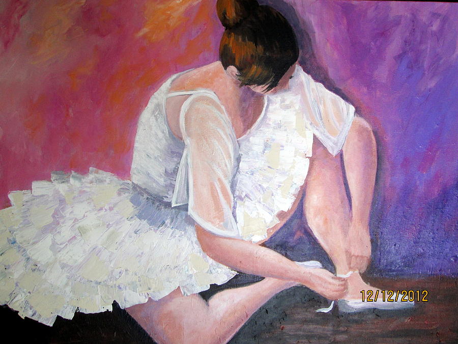 Beautiful Ballerina Painting by Rosie Sherman
