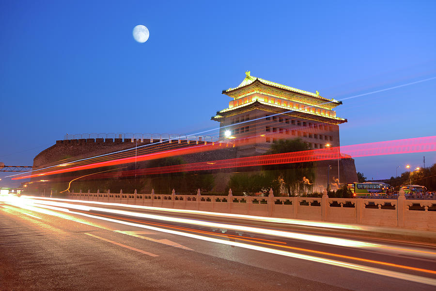 Beautiful Beijing Night Scene - Photograph by Phototalk