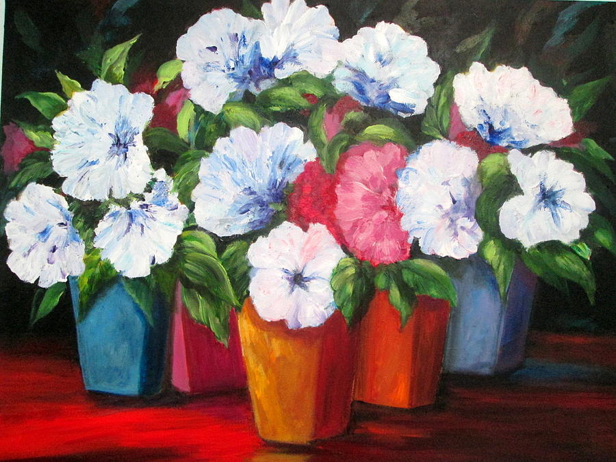 Beautiful Bouquet Painting by Rosie Sherman
