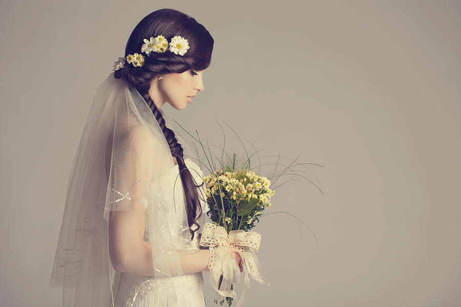 Beautiful bride Photograph by CoffeeAndMilk