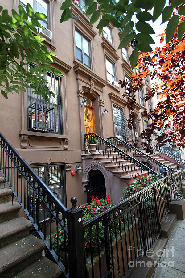 Beautiful Brownstone Home Photograph by Steven Spak