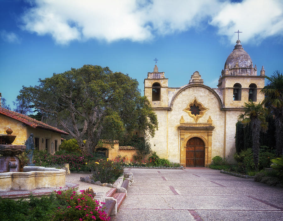 Beautiful Carmel Mission Basilica Photograph By Mountain Dreams - Pixels