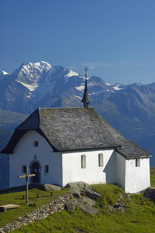 Beautiful chapel in the mountains Photograph by Matthias Hauser