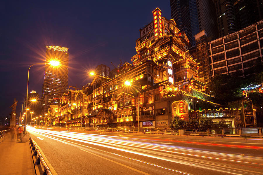 Beautiful Chongqing City Photograph by Nutexzles