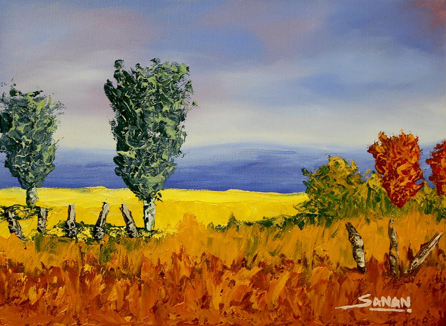 Tree Painting - Beautiful Day by Andrew Sanan
