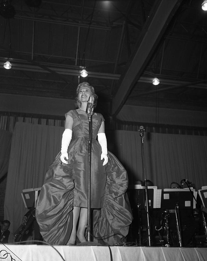 Beautiful Dinah Shore on stage Photograph by Retro Images Archive