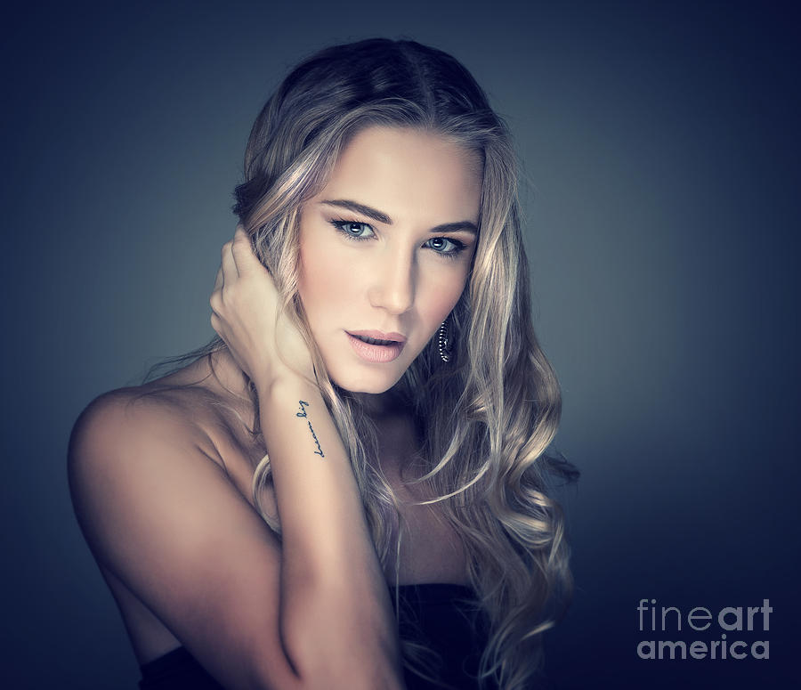 Beautiful Fashionable Girl Portrait Photograph By Anna Om Fine Art