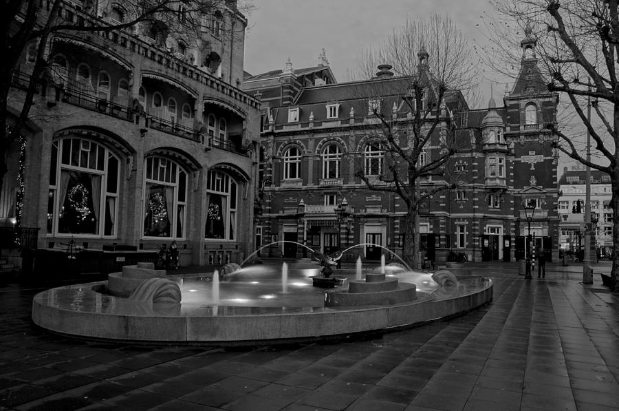 Beautiful Fountain in Amsterdam Photograph by Brian Kamprath