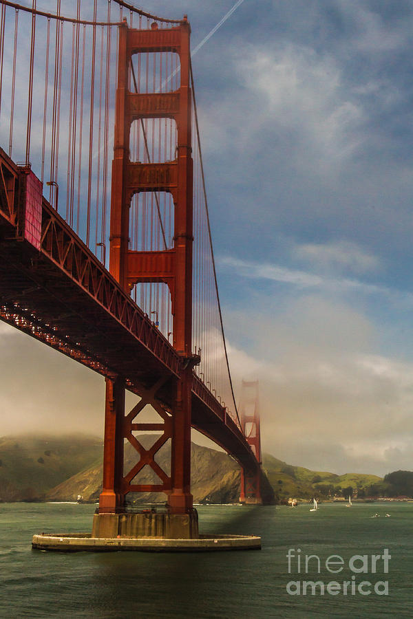 Golden Gate Bridge Photograph - Beautiful Golden Gate by Mitch Shindelbower