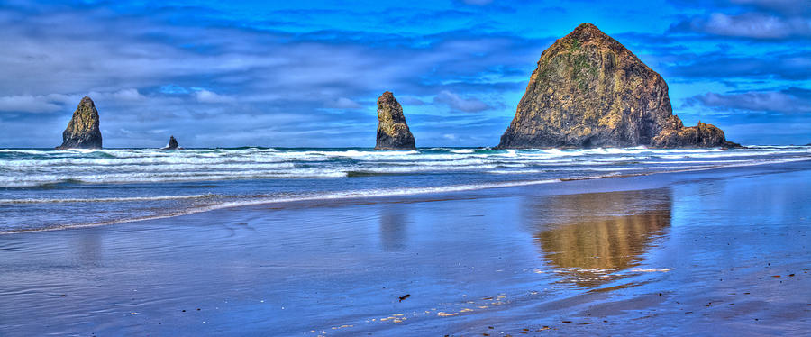 Beautiful Haystack Rock and the Needles Photograph by David Patterson