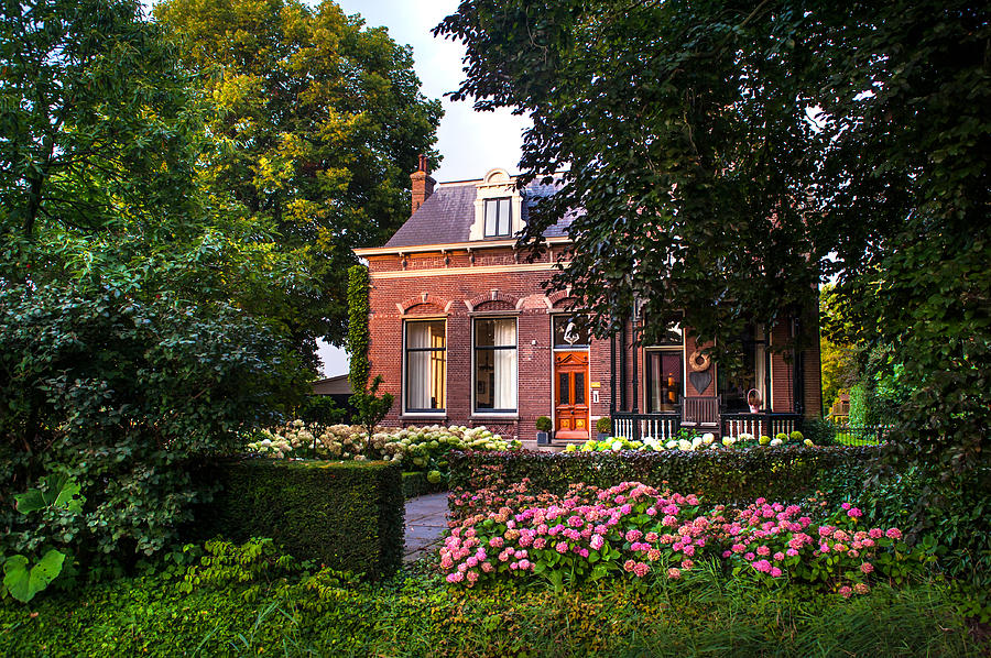 Beautiful House in Rhoon. Holland Photograph by Jenny Rainbow