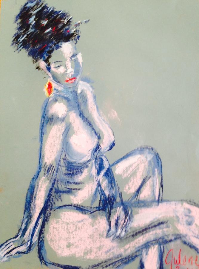 Nude Painting - Beautiful by Julene Franki