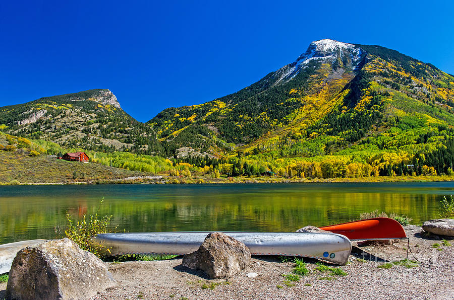 Beautiful Lake Setting in Marble Colorado Photograph by Willie Harper