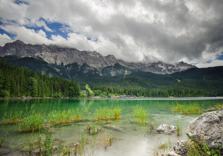 Beautiful Lake View To Eibsee And Photograph by Nevereverro